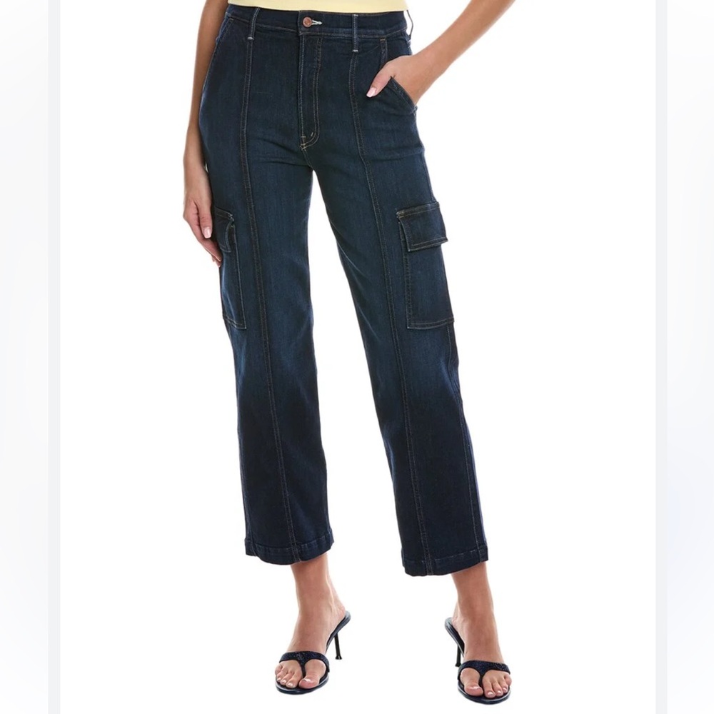 Mother jeans Denim The Rambler Off Limits Cargo Ankle high rise straight leg 26